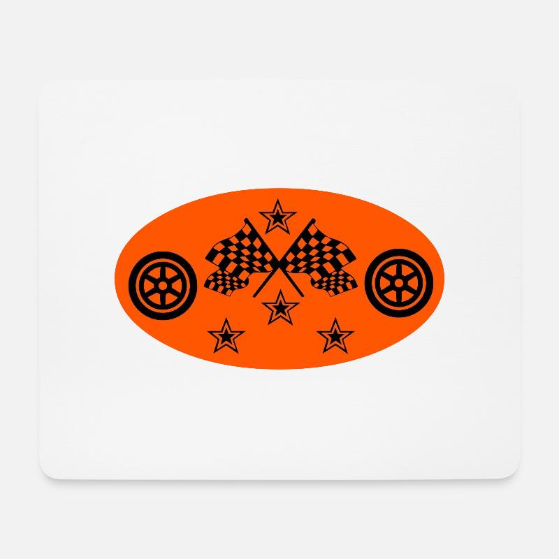 Auto - Mousepad (Querformat) - Weiß