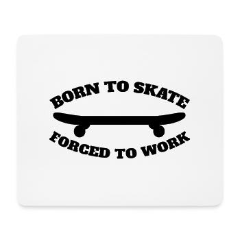 Skateboard Skaten Skate-Fan Skater Skateboarding - Mousepad (Querformat) - Weiß - Vorne