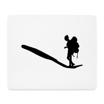 Adventure Travel Hiking Mountain - Mouse Pad (horizontal) - white - Front