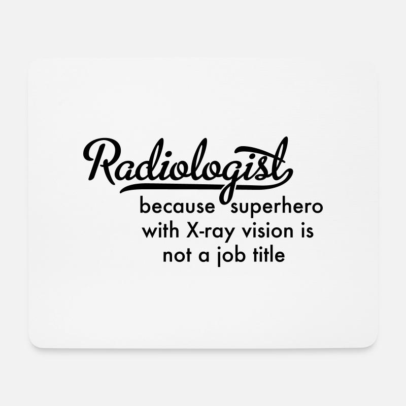 Radiologe - Mousepad (Querformat) - Weiß