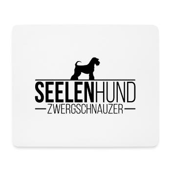 Zwergschnauzer Seelenhund Hunde Hund Wilsigns - Mousepad (Querformat) - Weiß - Vorne