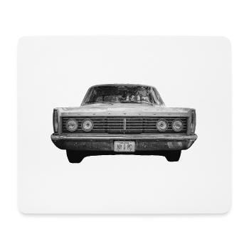 Merc - Tapis de souris (format paysage) - blanc - Devant