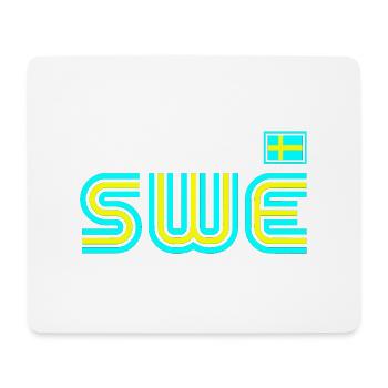 Schweden Schweden Flagge national norden skandinavia - Mousepad (Querformat) - Weiß - Vorne