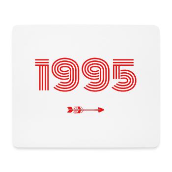Jahrgang 1995 - Mousepad (Querformat) - Weiß - Vorne