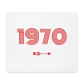 Né en 1970 - Tapis de souris (format paysage) - blanc - Devant