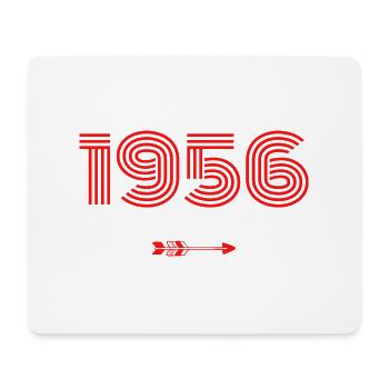Born in 1956 - Mouse Pad (horizontal) - white - Front