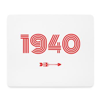 Born in 1940 - Mouse Pad (horizontal) - white - Front