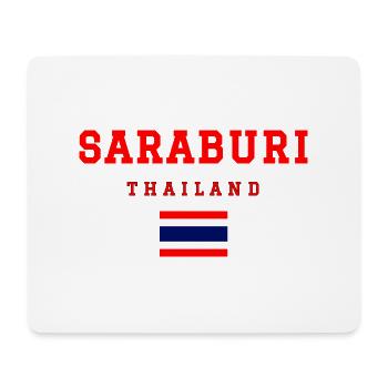 Saraburi, Thailand - Mouse Pad (horizontal) - white - Front