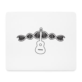 guitare, instrument à cordes pincées, guitariste, instrument de musique - Tapis de souris (format paysage) - blanc - Devant
