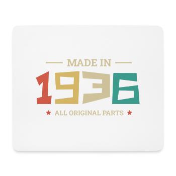 Legendary since 1936 Original 1936 - Mouse Pad (horizontal) - white - Front