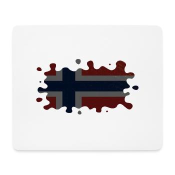 Norway Norway Flag Scandinavia Norden Tor Viking - Mouse Pad (horizontal) - white - Front