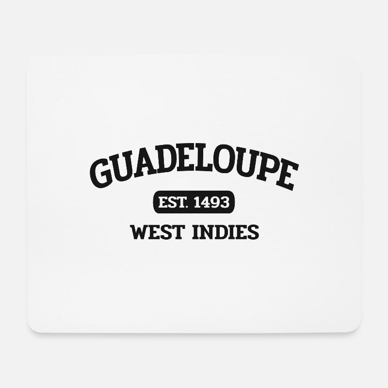 Guadeloupe - Point-à-Pitre - Caraïbes - Antilles - Tapis de souris (format paysage) - blanc