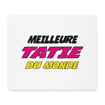 MEILLEURE TATIE DU MONDE 44376 - Tapis de souris (format paysage) - blanc - Devant