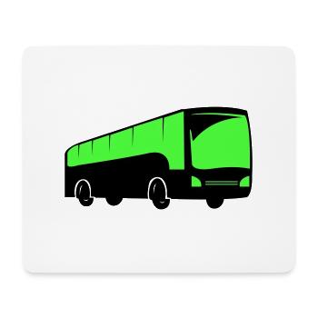 bus busfahren - Mousepad (Querformat) - Weiß - Vorne