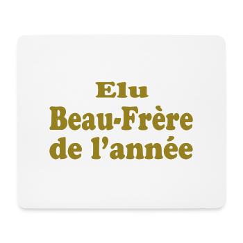 Zum Schwager des Jahres gewählt - Mousepad (Querformat) - Weiß - Vorne