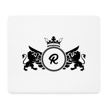 lettre R Armoiries - Tapis de souris (format paysage) - blanc - Devant
