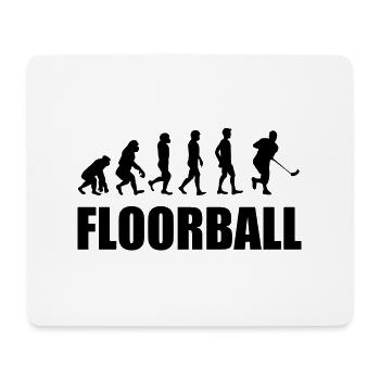Floorball Ballsport Innebandy Unihockey - Tapis de souris (format paysage) - blanc - Devant