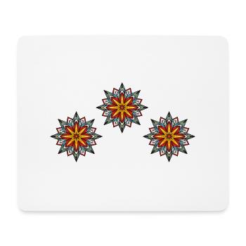 frost eiskristall 3 - Mousepad (Querformat) - Weiß - Vorne