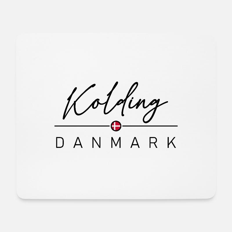 Dänemark - Kolding - Danmark - Denmark - Mousepad (Querformat) - Weiß