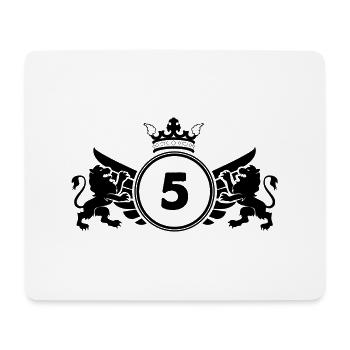 Armoiries 5 - Tapis de souris (format paysage) - blanc - Devant