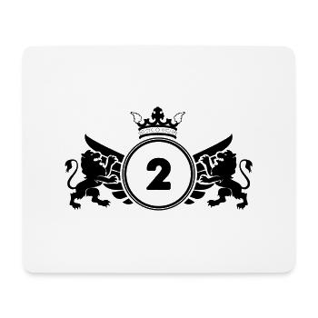 Coat of arms 2 - Mouse Pad (horizontal) - white - Front