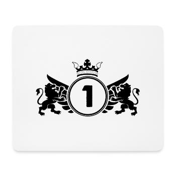 wappen 1 - Mousepad (Querformat) - Weiß - Vorne