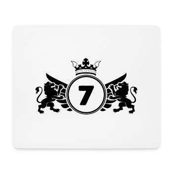 Armoiries 7 - Tapis de souris (format paysage) - blanc - Devant