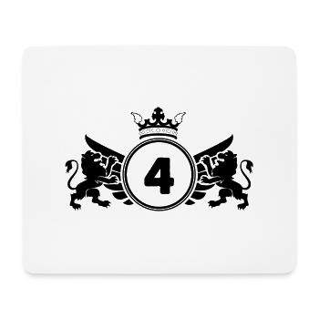 Coat of arms 4 - Mouse Pad (horizontal) - white - Front