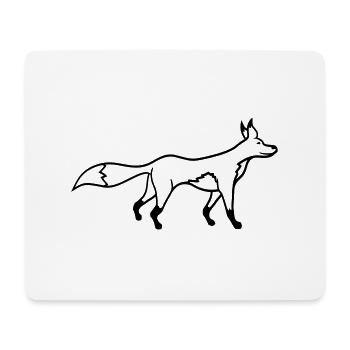 Fuchs Rotfuchs Wildes Tier Schlauer Wald Bewohner - Mousepad (Querformat) - Weiß - Vorne