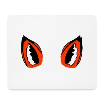 Fox Red Fox Ears Fox Ears Ears Sweet Hearing - Mouse Pad (horizontal) - white - Front