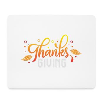 Thanksgiving 5 - Mousepad (Querformat) - Weiß - Vorne