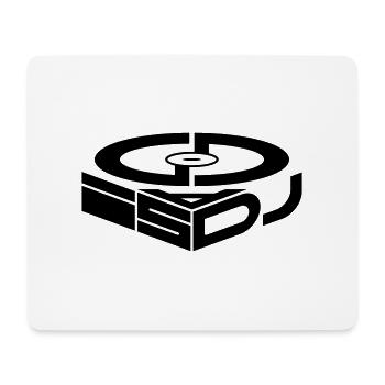 god is a dj - Mouse Pad (horizontal) - white - Front