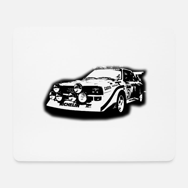 Sport S1 - Mousepad (Querformat) - Weiß