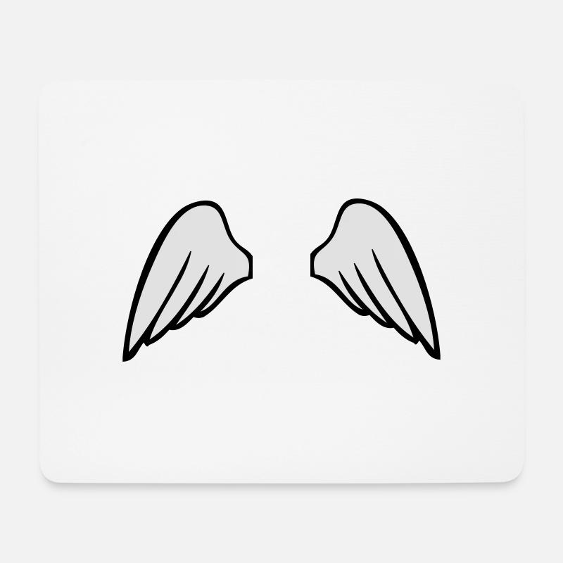 wings - Mousepad (Querformat) - Weiß