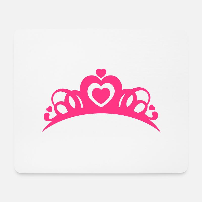 BRAUT BACHELORETTE KRONE - Mousepad (Querformat) - Weiß