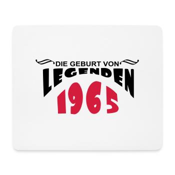 1965 legenden - Mousepad (Querformat) - Weiß - Vorne