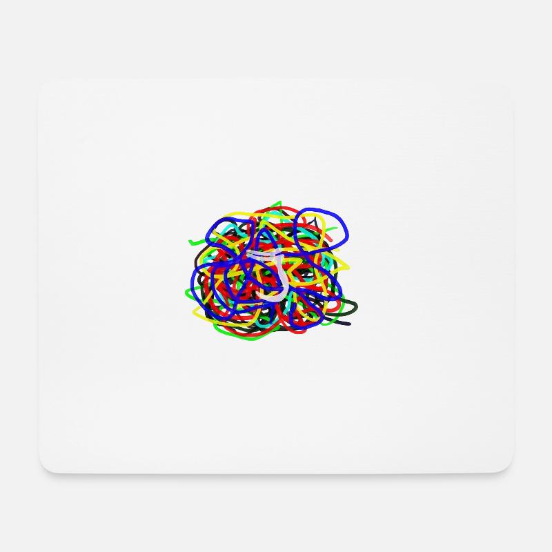 J - Mousepad (Querformat) - Weiß