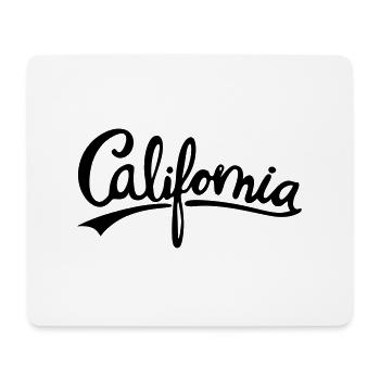 california t-shirt 1c - Mousepad (Querformat) - Weiß - Vorne