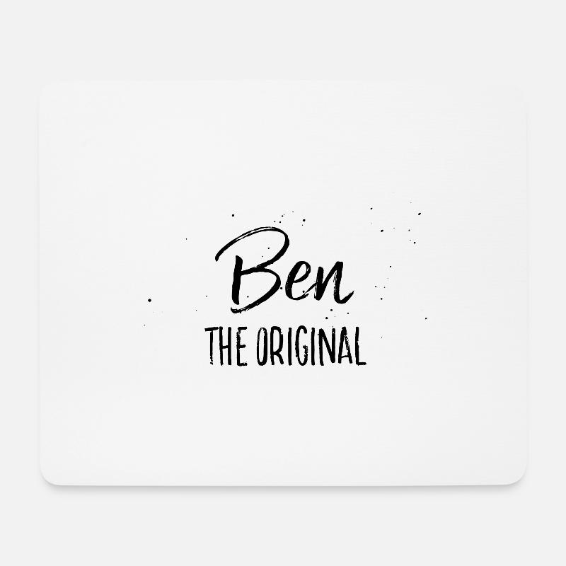 Ben - Mousepad (Querformat) - Weiß