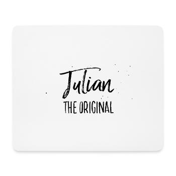 Julian - Mousepad (Querformat) - Weiß - Vorne