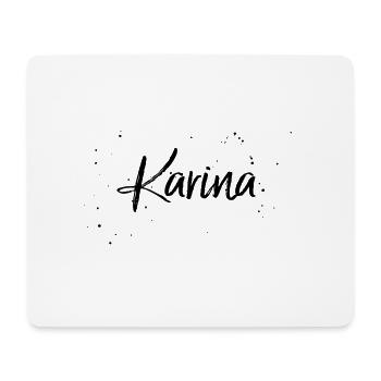 Karina - Mousepad (Querformat) - Weiß - Vorne