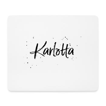 Karlotta - Mousepad (Querformat) - Weiß - Vorne