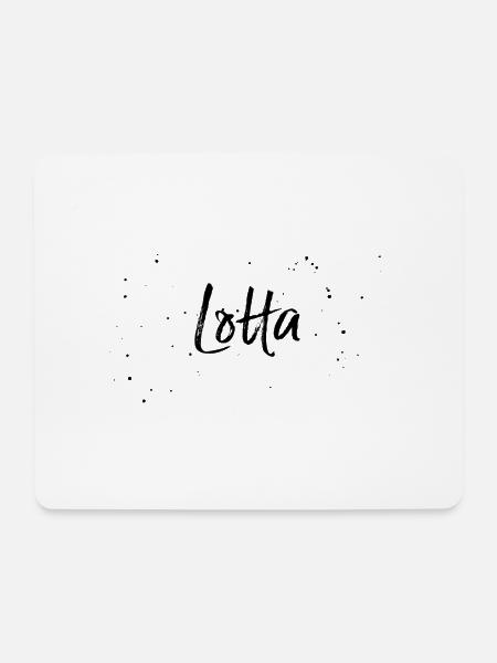 Lotta - Mousepad (Querformat) - Weiß