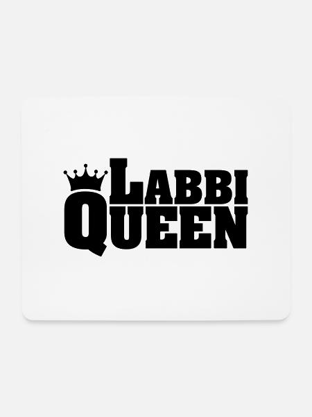 LABBI QUEEN Labrador Retriever Wilsigns - Mousepad (Querformat) - Weiß