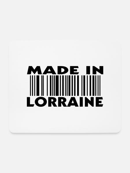 Made in LORRAINE (1c) - Mousepad (Querformat) - Weiß