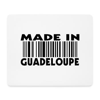 made in GUADELOUPE (1c) - Tapis de souris (format paysage) - blanc - Devant