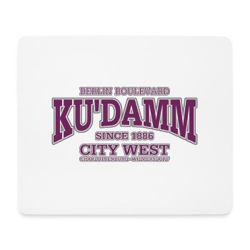 Berlin Ku'damm violett - Mousepad (Querformat) - Weiß - Vorne