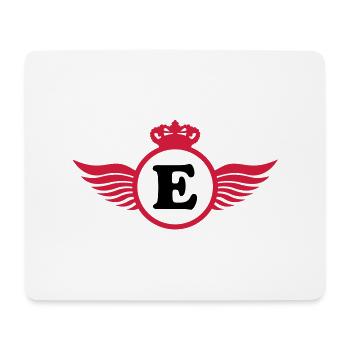 E Design - Mousepad (Querformat) - Weiß - Vorne
