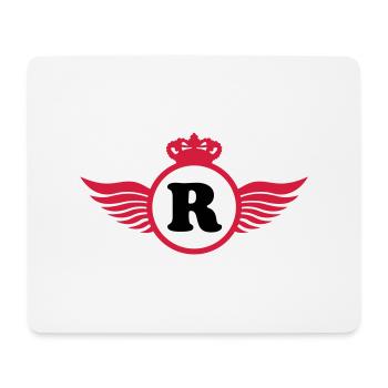 R Design - Mousepad (Querformat) - Weiß - Vorne