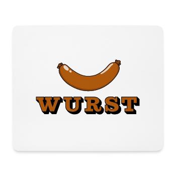 saucisse - Tapis de souris (format paysage) - blanc - Devant